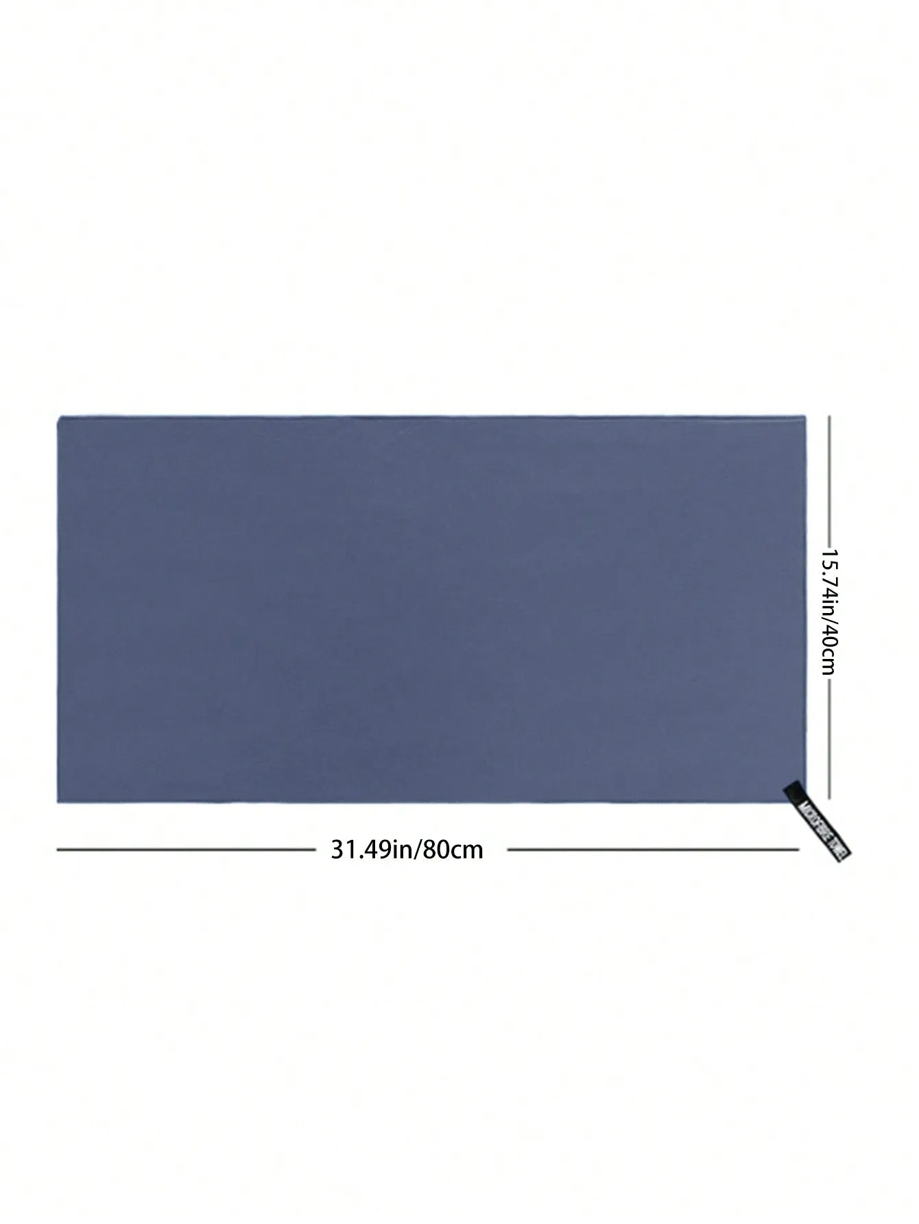 1pc Microfiber Double-Sided Quick-Dry Sports Towel, Suitable For Mountain Climbing, Fitness, Camping, Beach, Swimming, Basketball, Tennis, Yoga, Badminton, Football Outdoor Leisure Sweat-Absorbent Towel