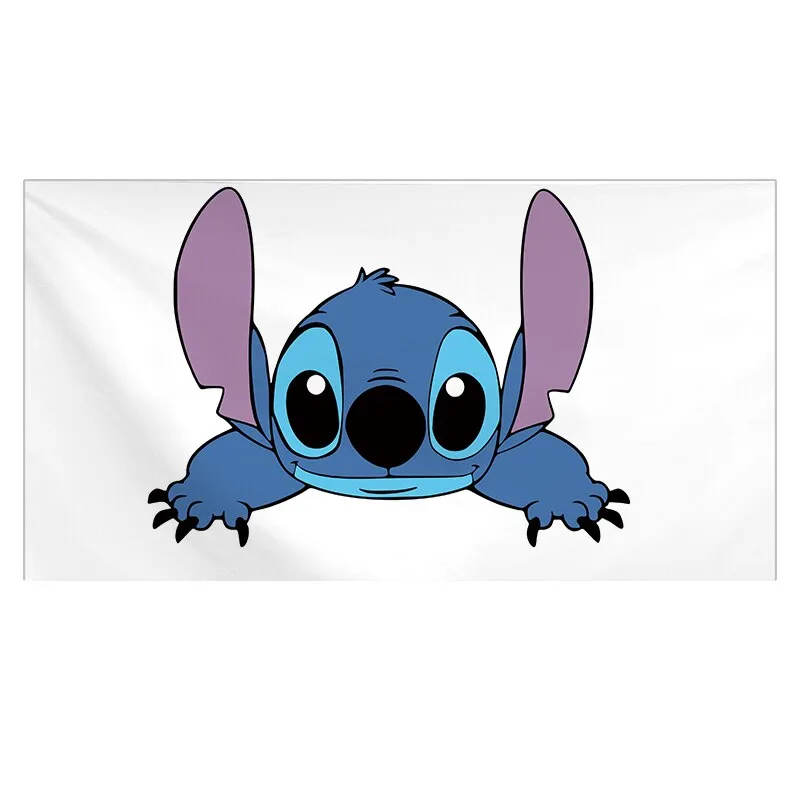 3D Cartoon Lilo & Stitch Bath Towel Simba Baby Swimming Beach Towel Soft Absorbent Washcloth 70x140cm Children Boys Girls Gift