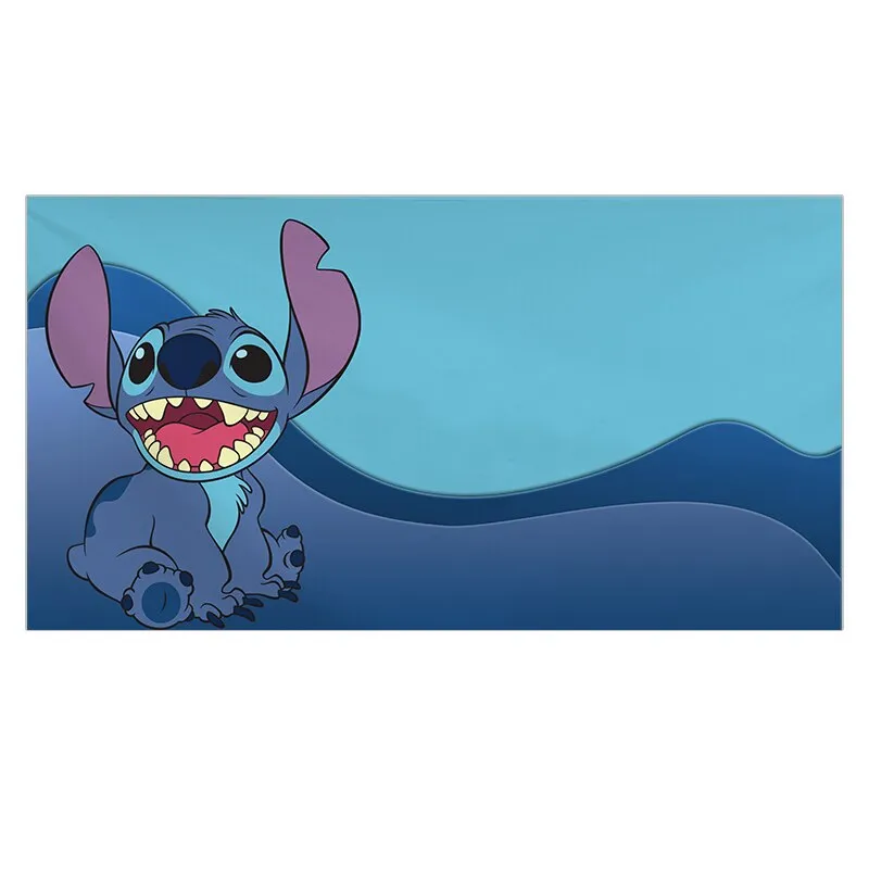 3D Cartoon Lilo & Stitch Bath Towel Simba Baby Swimming Beach Towel Soft Absorbent Washcloth 70x140cm Children Boys Girls Gift