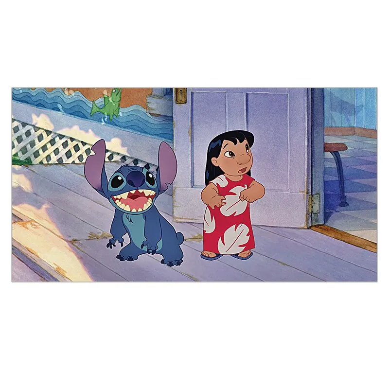 3D Cartoon Lilo & Stitch Bath Towel Simba Baby Swimming Beach Towel Soft Absorbent Washcloth 70x140cm Children Boys Girls Gift