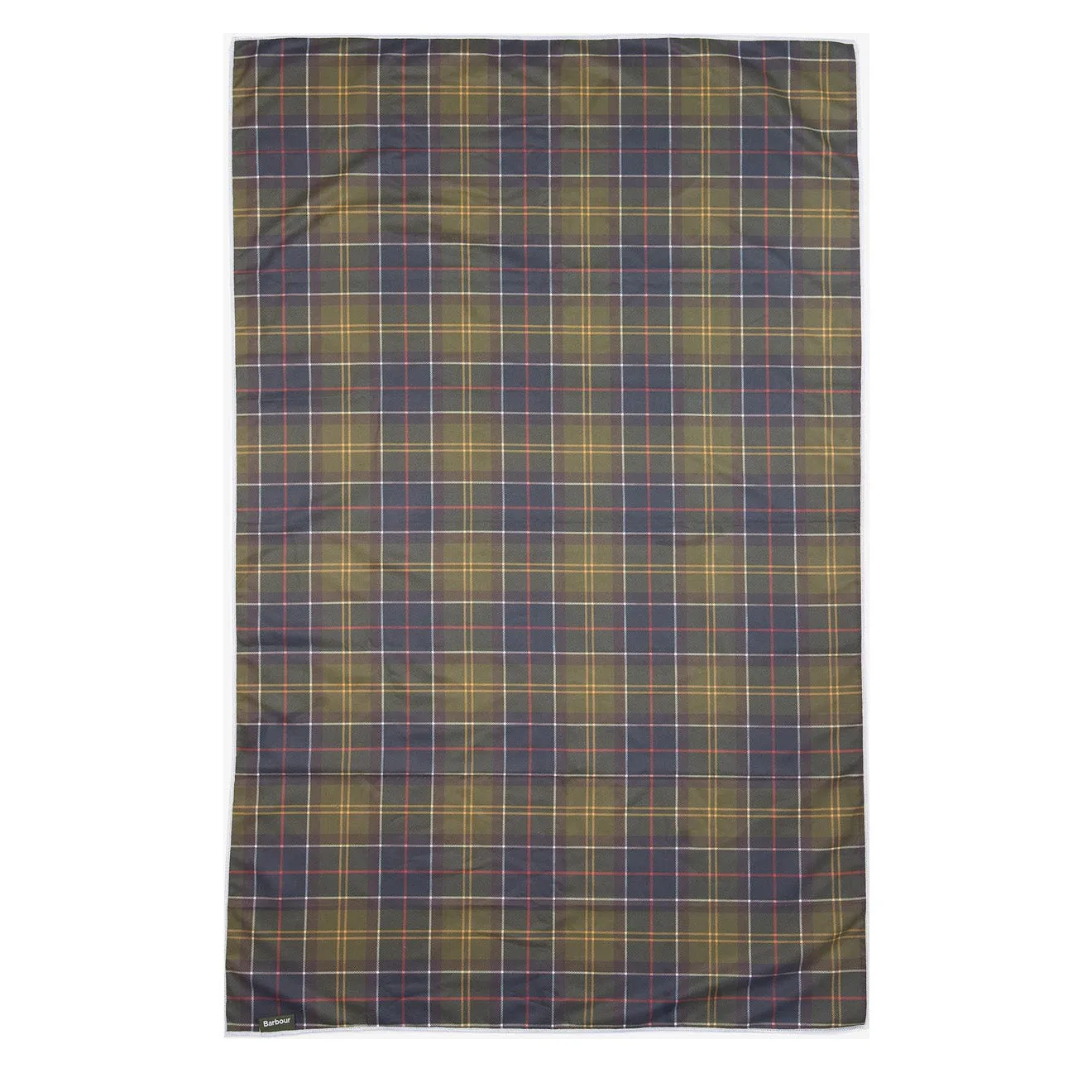 Barbour Tartan Quick Dry Dog Towel Classic Tartan