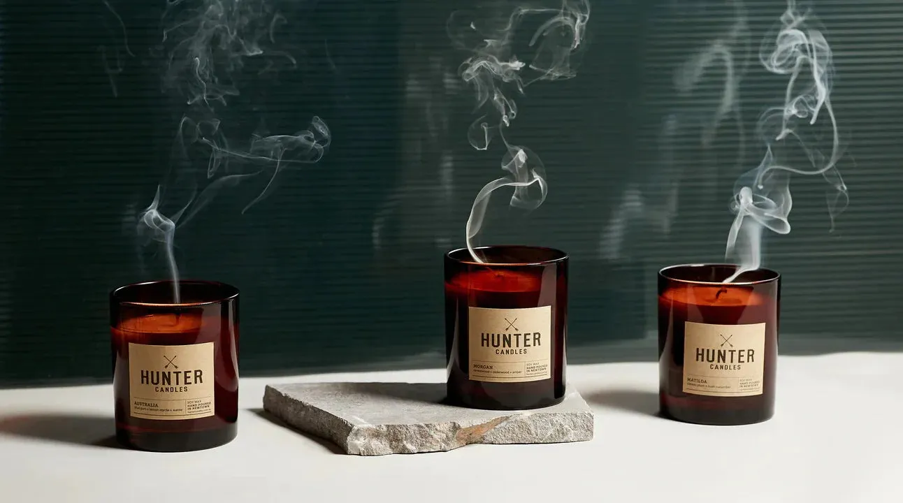 Big Waffle Bathrobe   Candle Gift Set