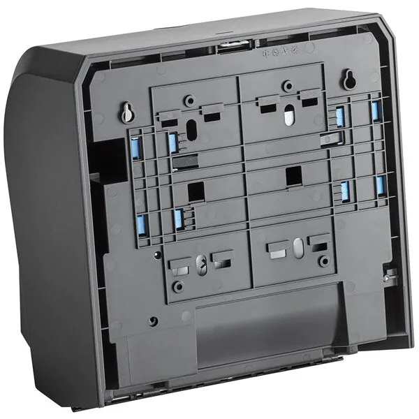 Black Hygienic Push-Paddle Roll Towel Dispenser