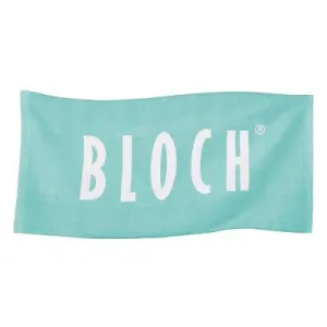 Bloch Logo Towel With Zip Pouch - Aqua $29.95