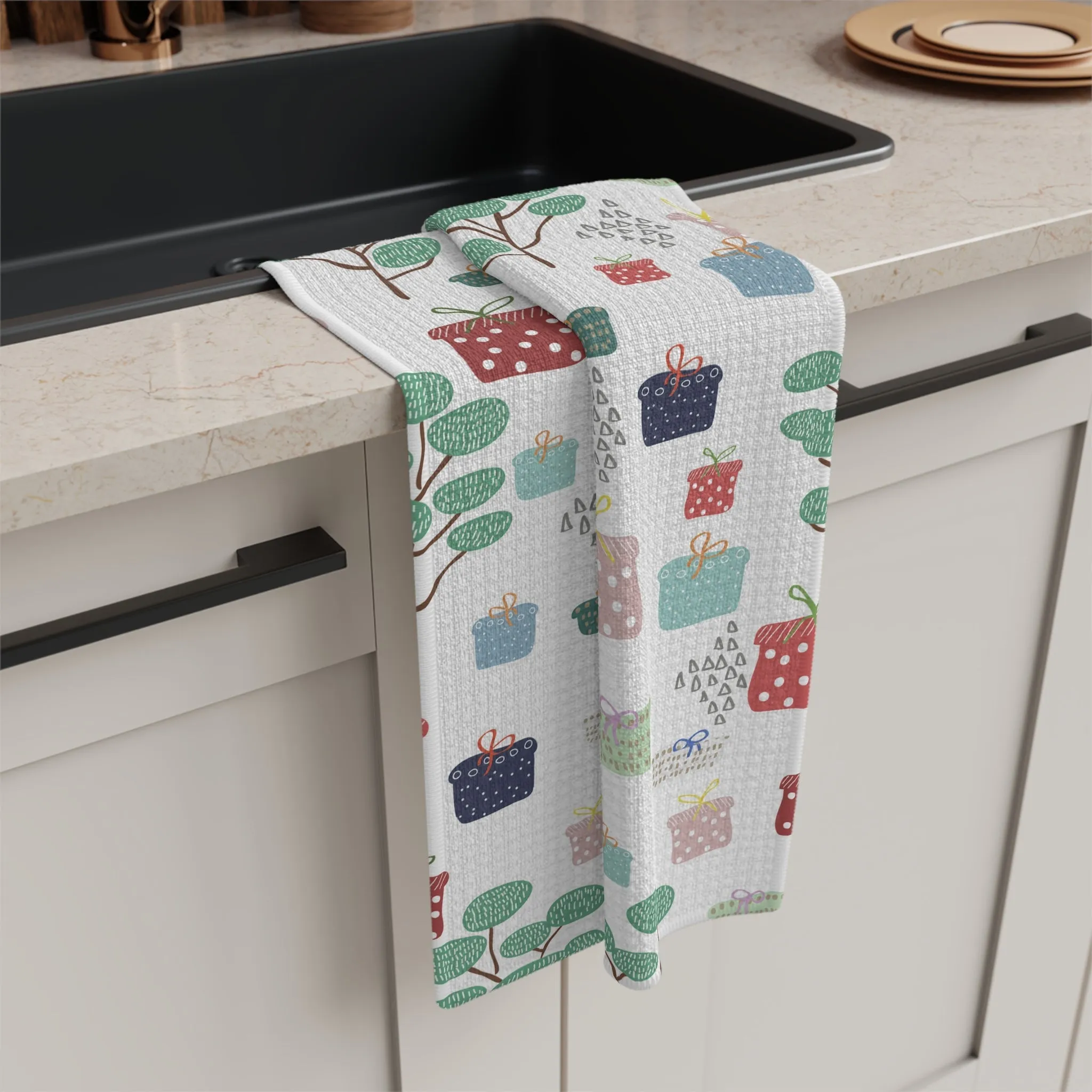 Christmas Presents Tea Towel