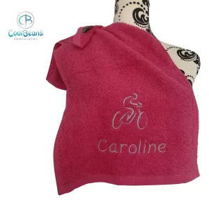 Cycling Gym Towel - Personalised