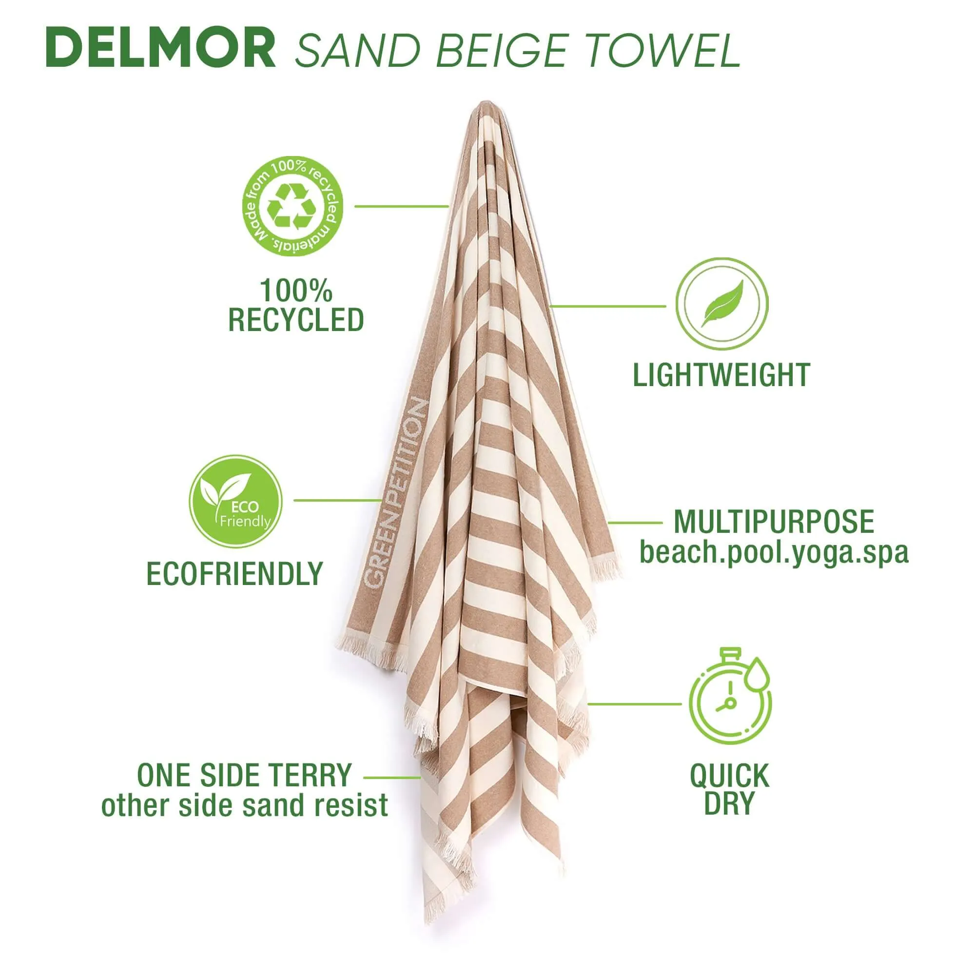 Delmor Sand Beach Towel