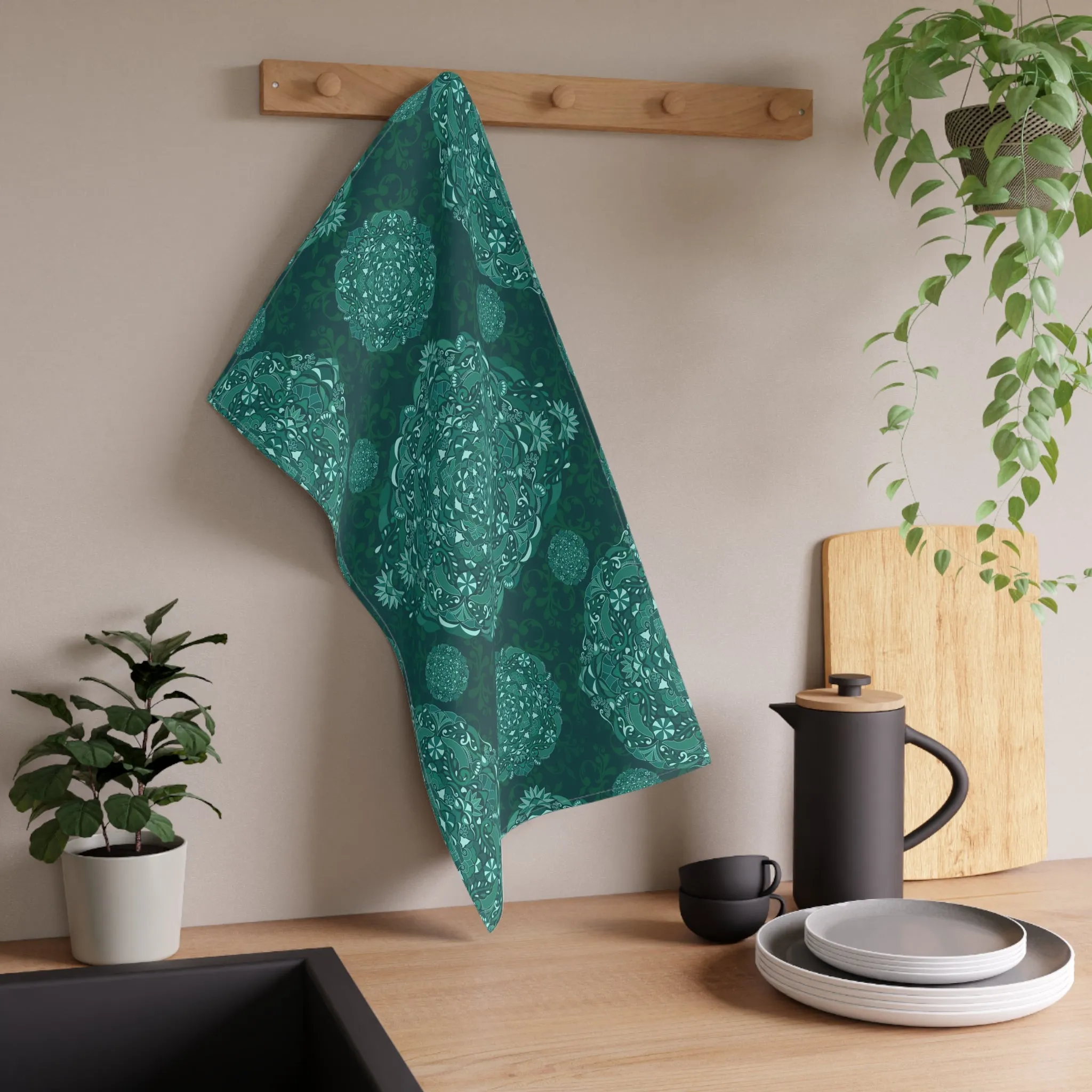 Elegant Boho Tea Towel