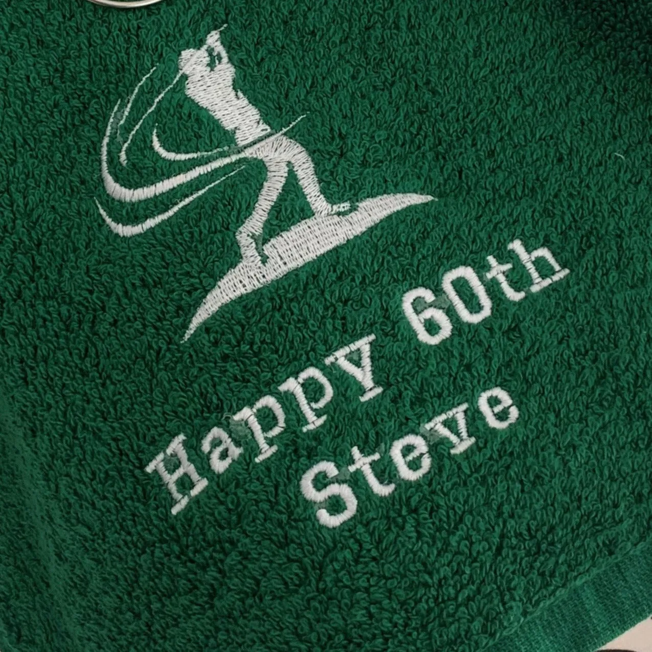 Golf Swing B Gym Towel - Personalised