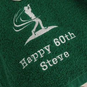 Golf Swing B Gym Towel - Personalised