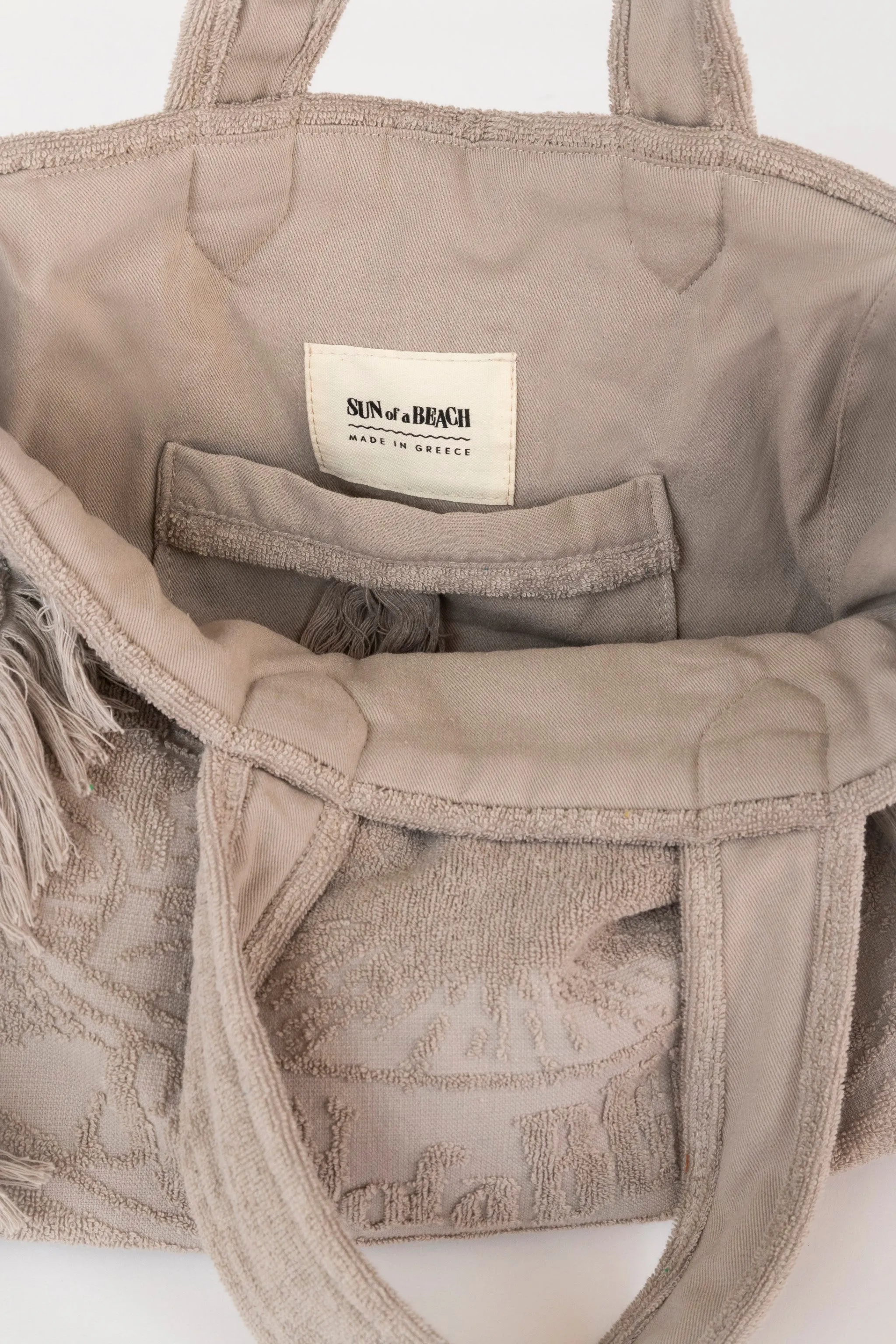 Greige | Mini Terry Tote Bag