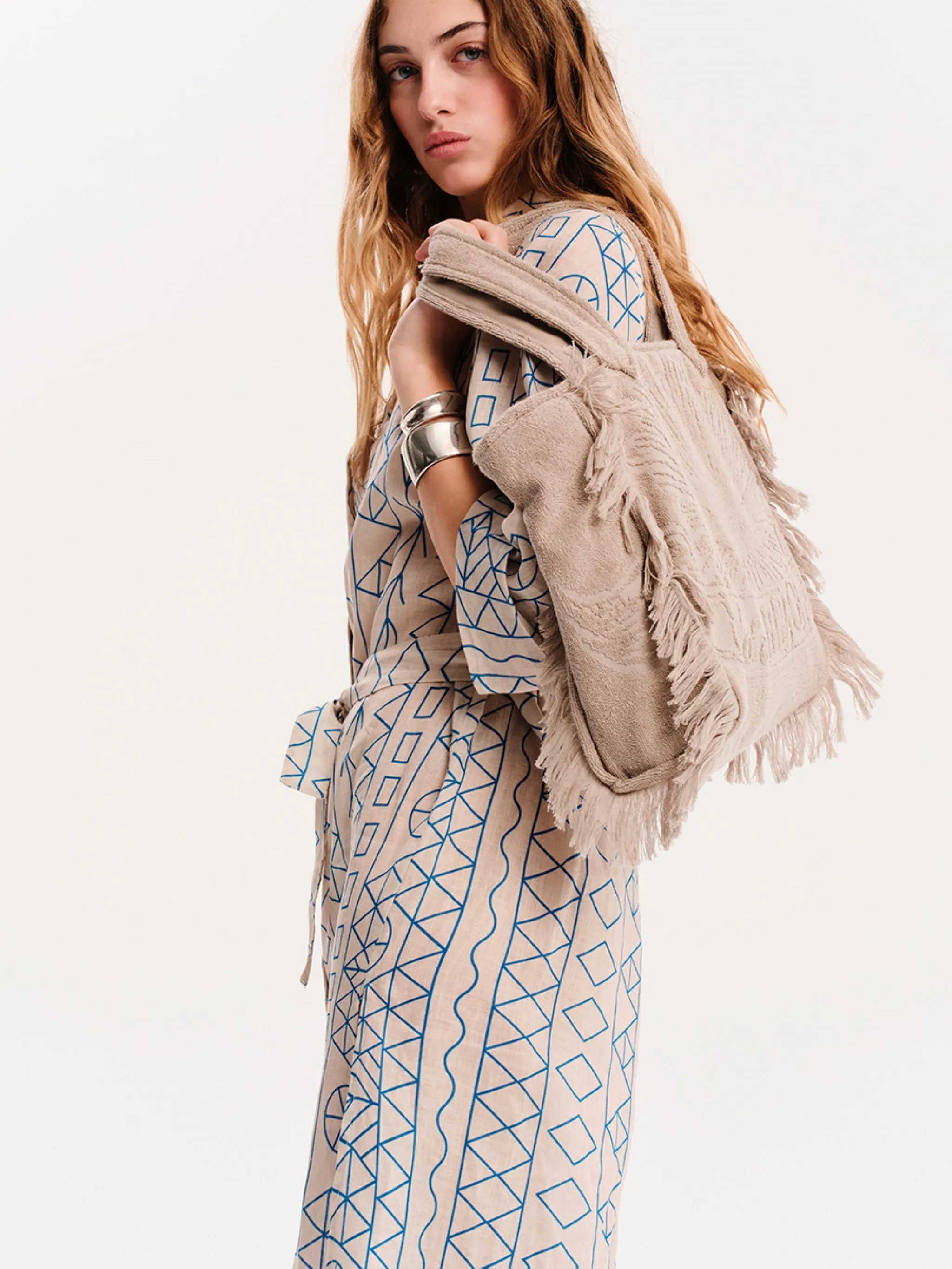 Greige | Mini Terry Tote Bag