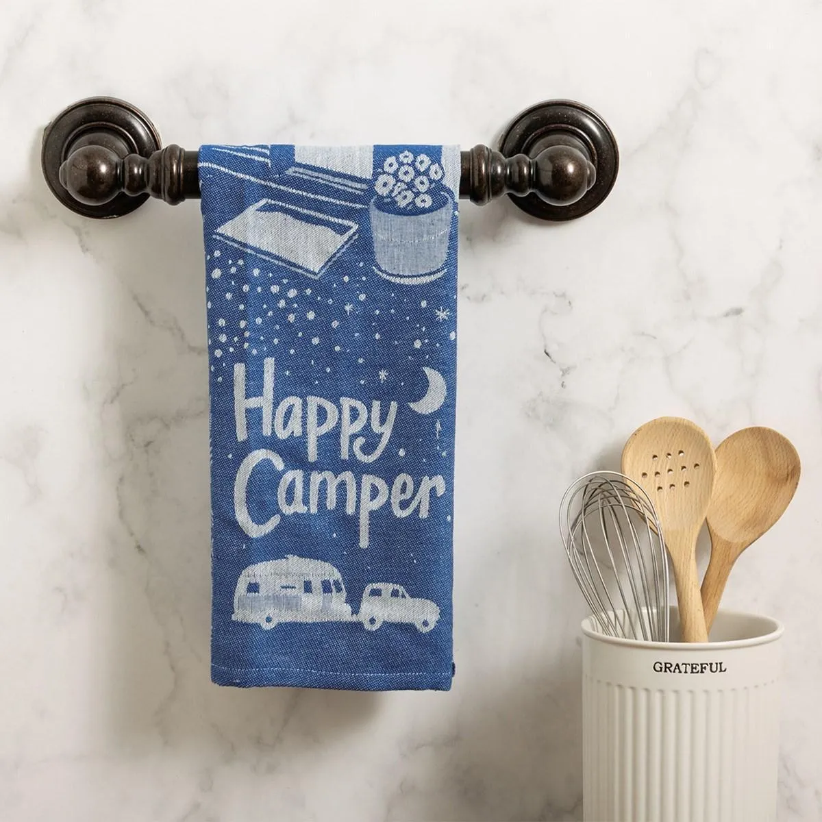 HAPPY CAMPER KITCHEN TOWEL