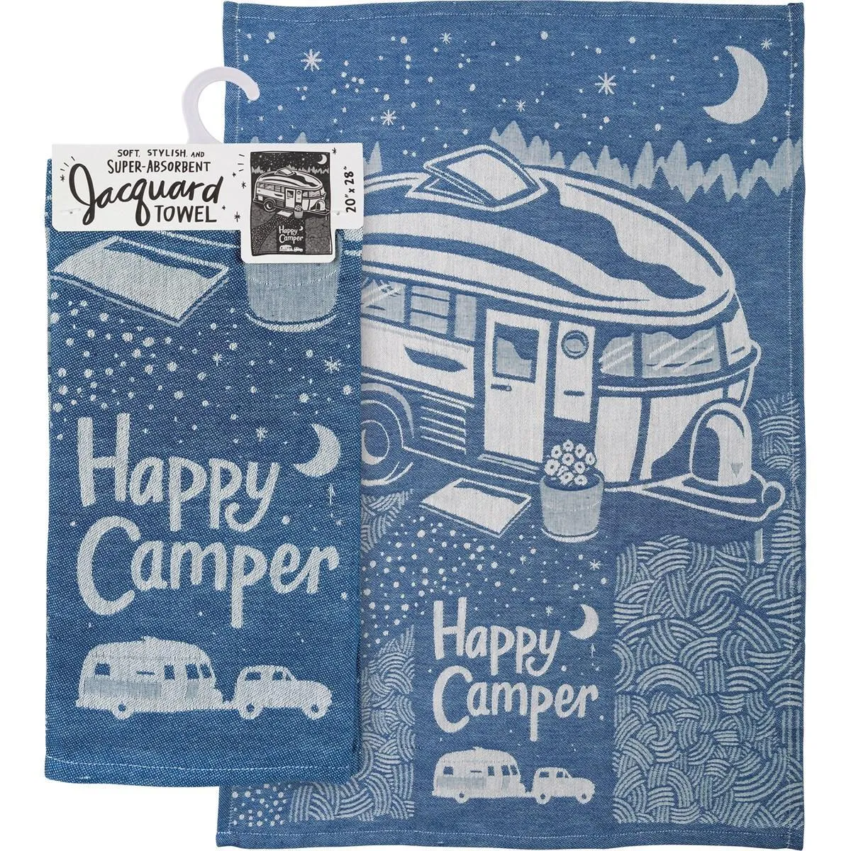 HAPPY CAMPER KITCHEN TOWEL