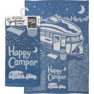 HAPPY CAMPER KITCHEN TOWEL