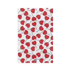 Heart Lollipop Tea Towel