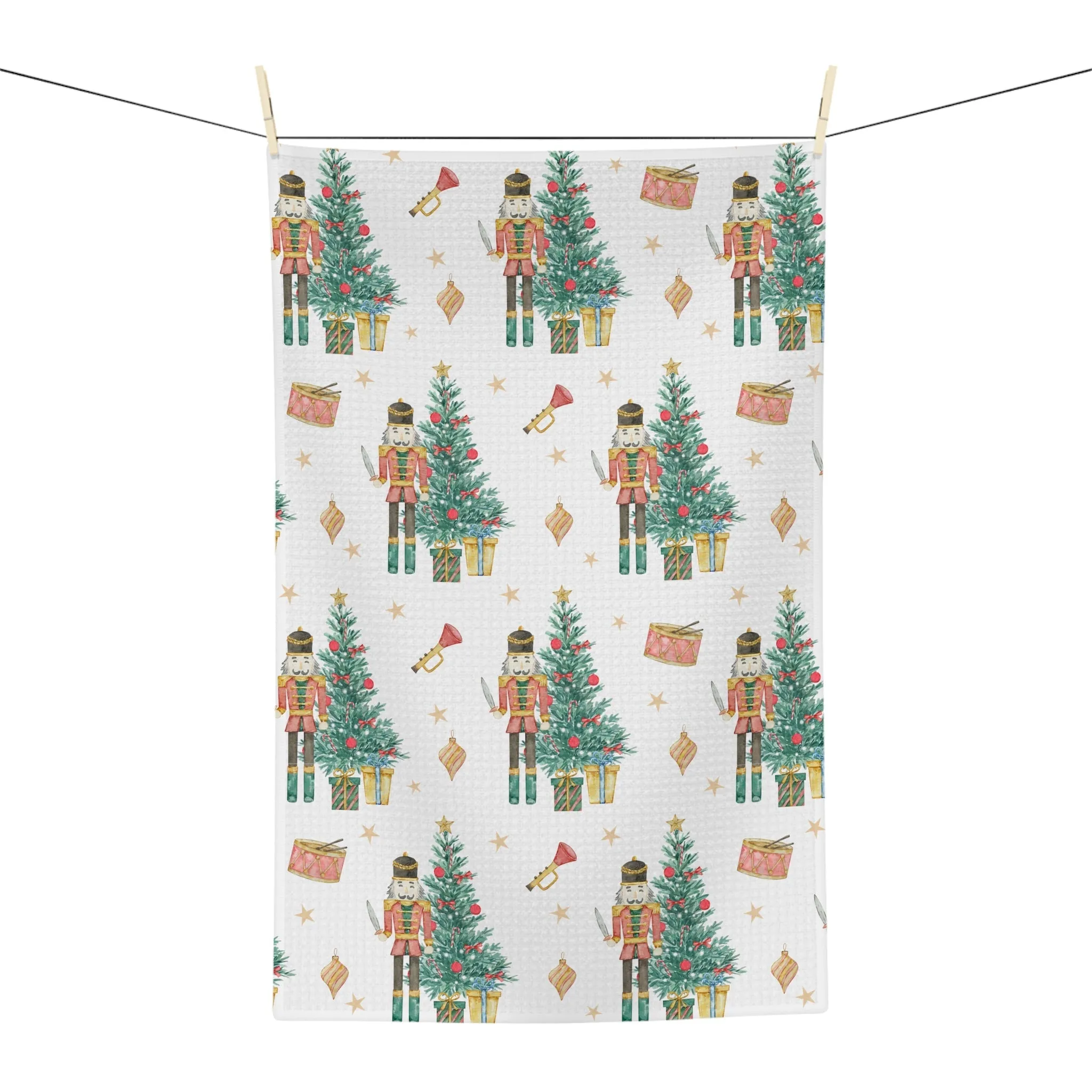 Nutcracker Christmas Tea Towel