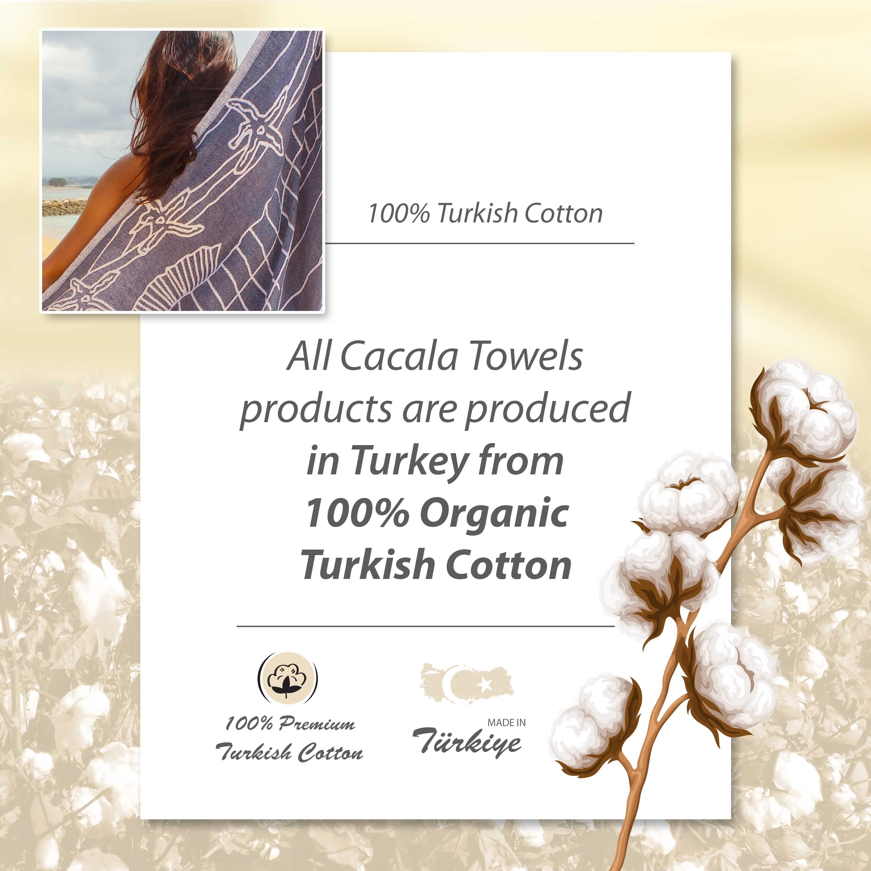 Ocean Turkish Beach Towel