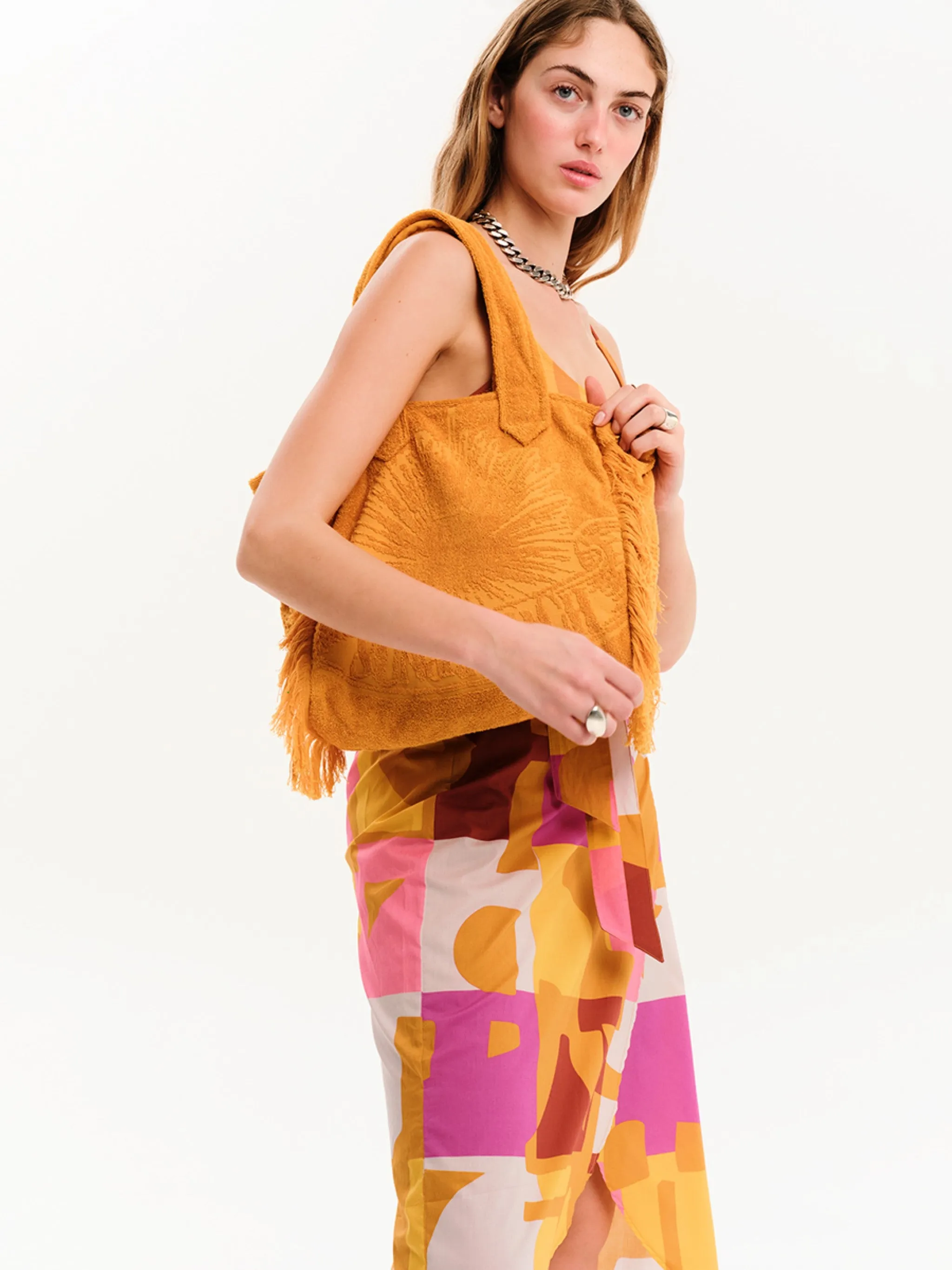 Sunflower | Mini Terry Tote Bag