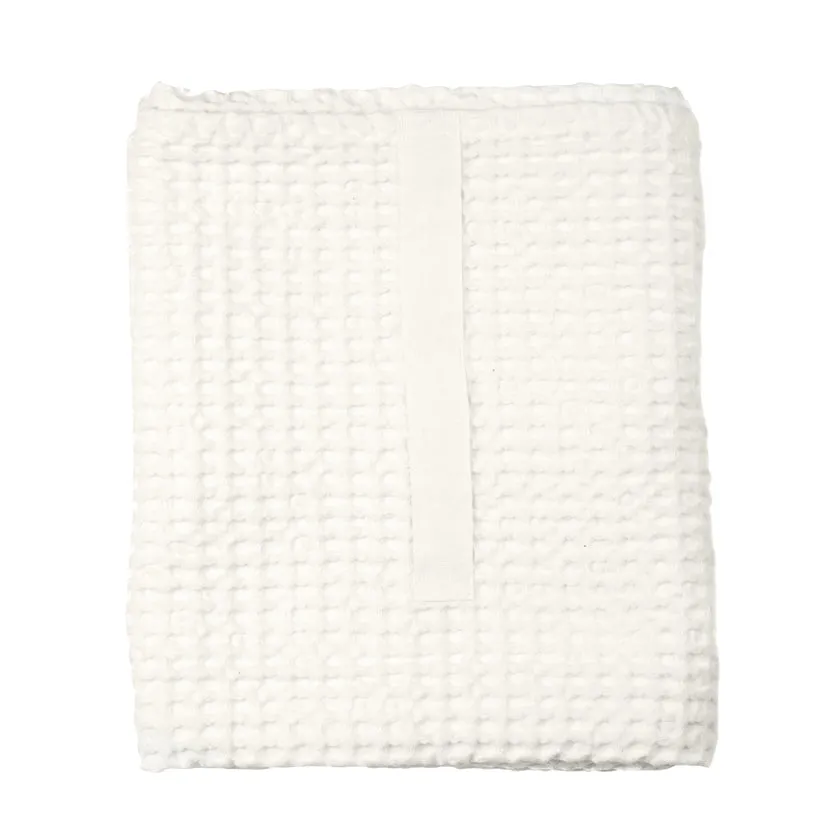 The Organic Company Big Waffle Towel & Blanket Natural White