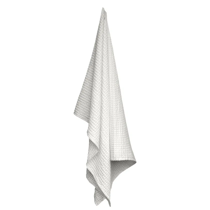 The Organic Company Big Waffle Towel & Blanket Natural White